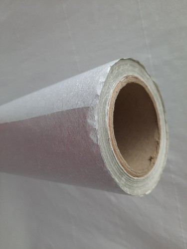 Vintage Gift Plant ~ Wrap Paper ~ Silver Metallic Foil with Design 18" x ?" Roll - Picture 12 of 16