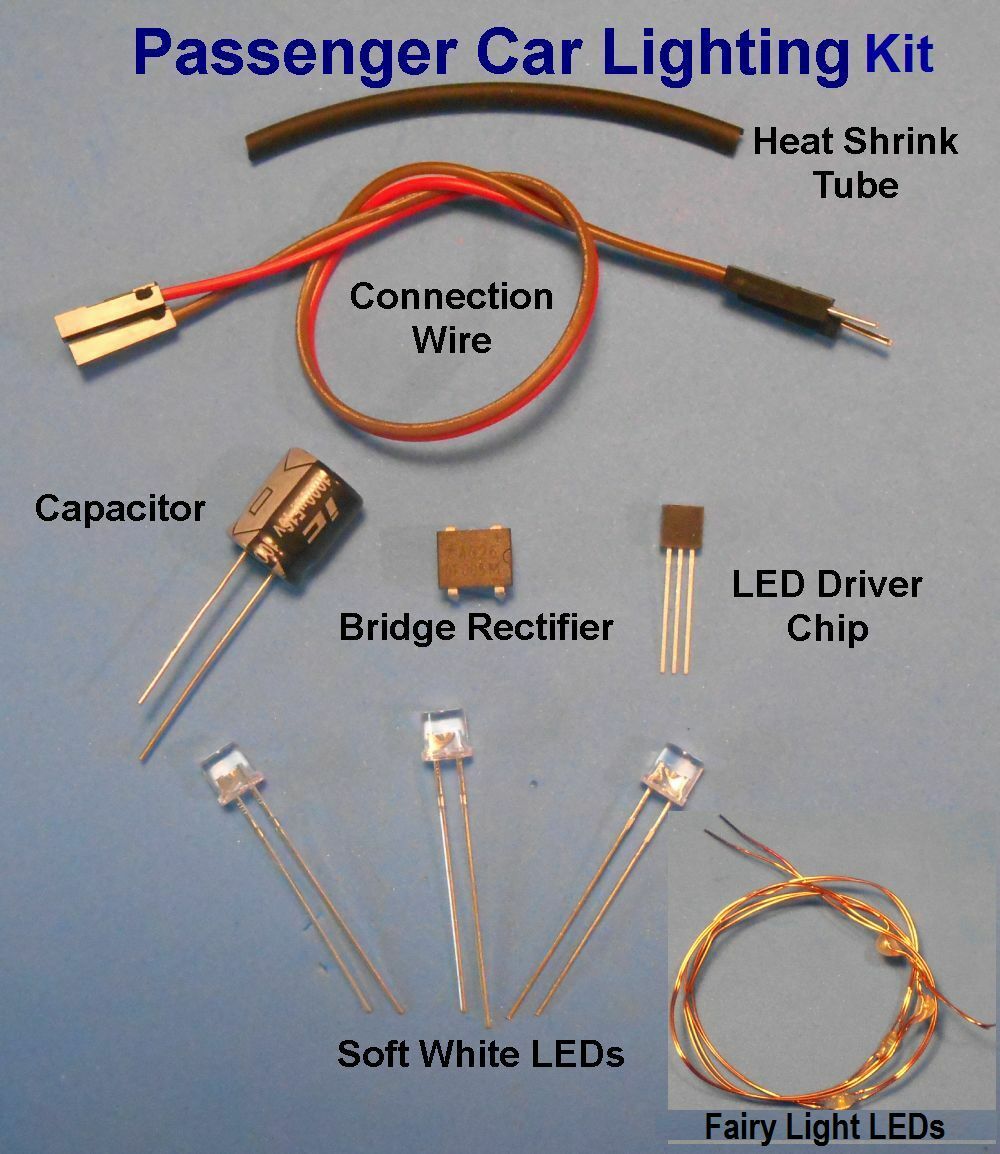 HO Passenger car lighting kit soft white LEDs, Constant Current, bidirection eBay