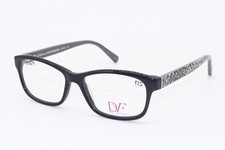 NEW DIANE VON FURSTENBERG DVF 5054 001 BLACK AUTHENTIC DESIGNER EYEGLASSES 50-15
