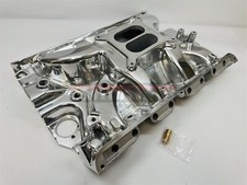 Polished Aluminum Dual Plane Intake Manifold For Ford Fe 390 406 410 427 428ci