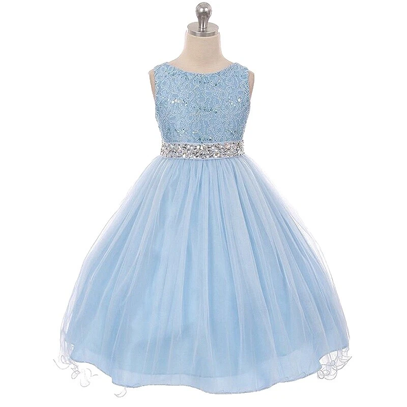Elsa Christmas Sleeveless Dresses for Girls