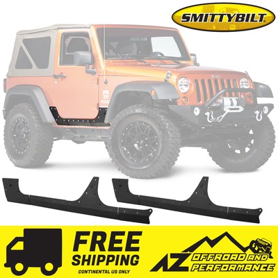 Door Sill Jam Protective Armor Cover Step Plate for 07-18 Jeep Wrangler JK 2DR Door Sill Jam Protective Armor Cover Step Plate for 07-18 Jeep Wrangler JK 2DR