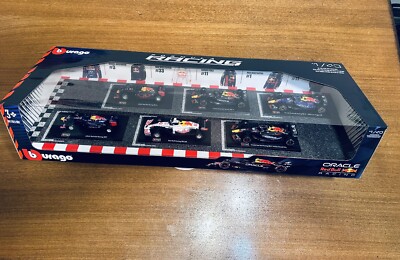 Red Bull Racing Formula 1 F1 1:43 Scale Die Cast 6 Cars Pack Set Burago