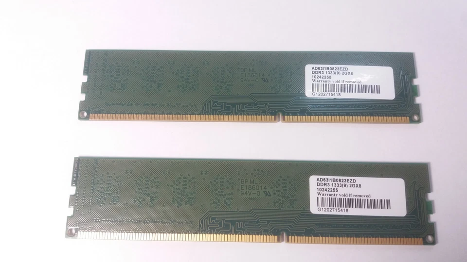 ADATA 4gb (2x2gb) Ddr3 SDRAM 1333mhz RAM Dekstop Memory AD63I1B0823EZD - Image 3 of 4