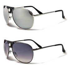 Air Force Classic Mens Sunglasses Leather Detail on Center