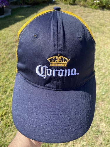 Corona Extra “Relax Responsibly”Very Dark Blue/ Yellow Beer Stretch Fit Hat Read - 第 1/11 張圖片