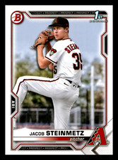 2021 1st Bowman Draft Jacob Steinmetz #BD-83 Centered Mint