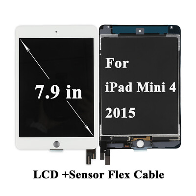 White For iPad Mini LCD Screen Touch Digitizer Sensor Assembly  Replacement