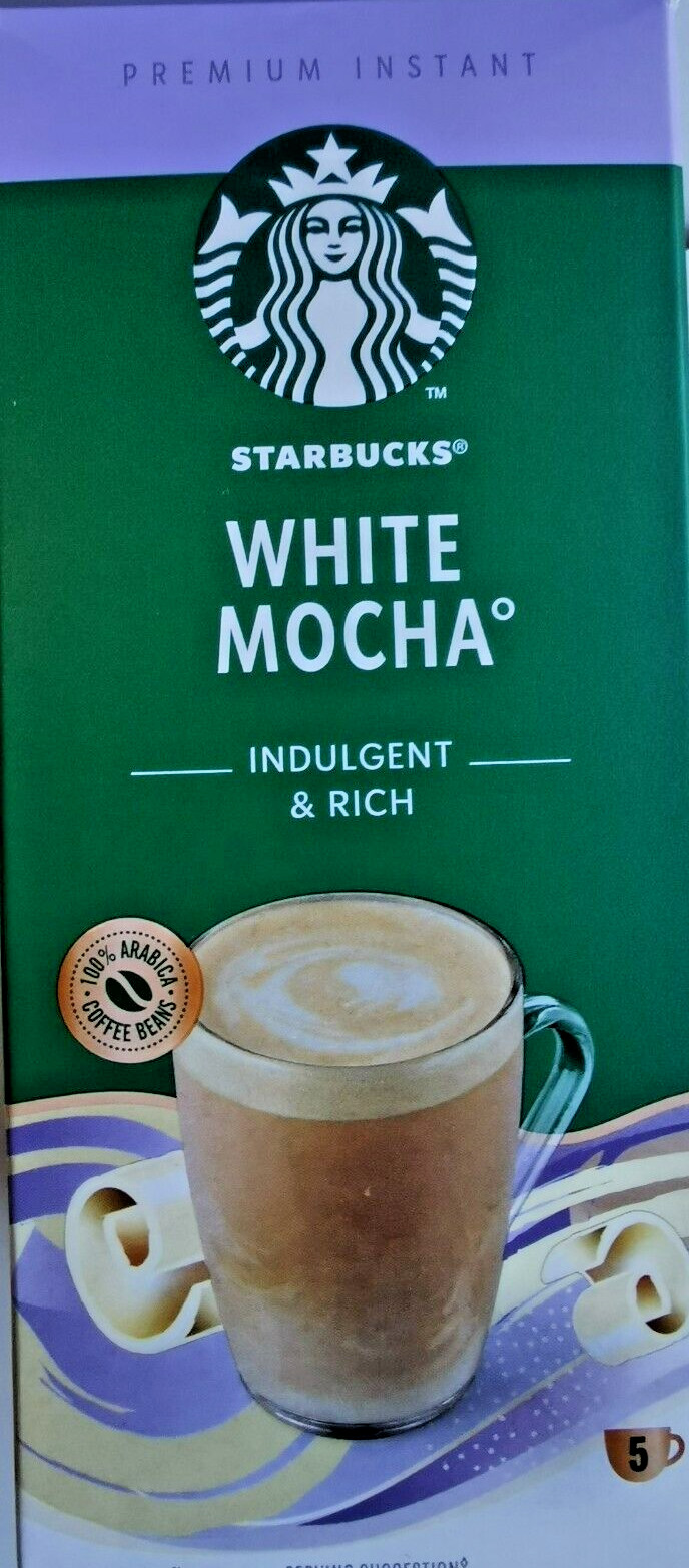 Starbucks White Mocha Instant Coffee Sachets 5x22g NWT7182 - Image 2