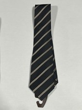 Mens Giorgio Cosani Black Pure Silk Tie NEW