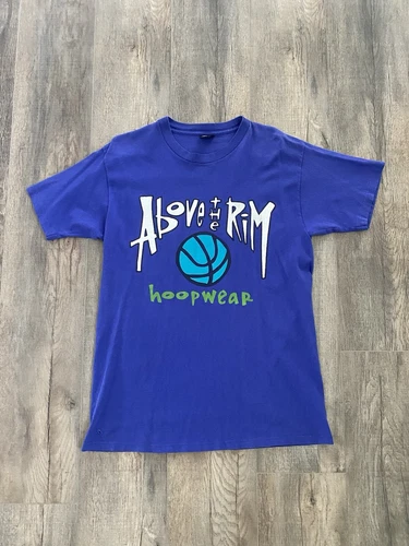 Vintage Above The Rim Shirt Hoopwear Tupac Basketball 1990s 1990s vintage concert t-shirt, vintage, size M, single stitch, B+ condition