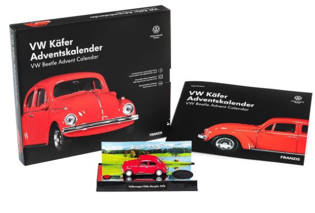 Franzis 55255 Advent calendar Volkswagen VW Beetle 1970 - red 1/43 pre-sale