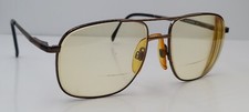 Vintage Luxottica Hector Bronze Pilot Metal Sunglasses Italy FRAMES ONLY