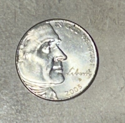 2005-P 5C Bison Jefferson Nickel