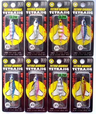 Duo Tetra Works Tetra JIG 10Gr. 3/8Oz Shore Jigging, Micro JIG, Harte Angelköder