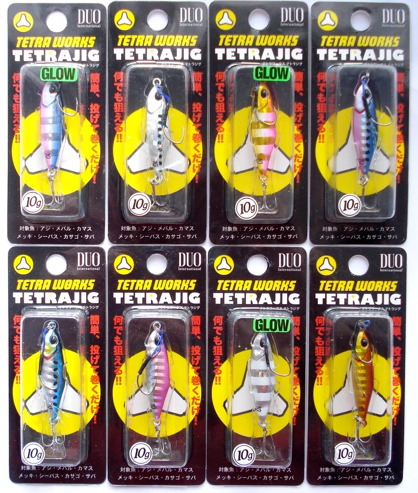 DUO TETRA WORKS TETRA JIG 10gr.3/8oz Shore Jigging, Micro JIG, Hart Angelköder