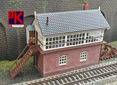 Gaugemaster GM481 Teignmouth Signalbox 160 x 65 mm 00 Kunststoff Bausatz T48 Po
