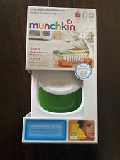Munchkin Fresh Food Chopper Steamer 2 In 1 Chops And Steams Food Quickly