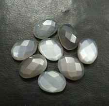 Lote de piedras preciosas de piedra lunar gris natural de 22,60 quilates brio...