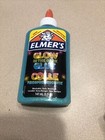 Elmer's Washable Glow In The Dark Glue  Blue Sparkles, Safe NonToxic, New! C25 — photo 1