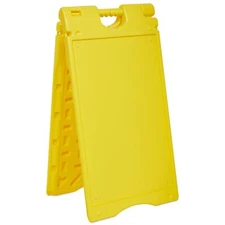Jumbl A Frame Sign, 15.7"x26” Display Surface, Outdoor Sandwich Board, Yellow