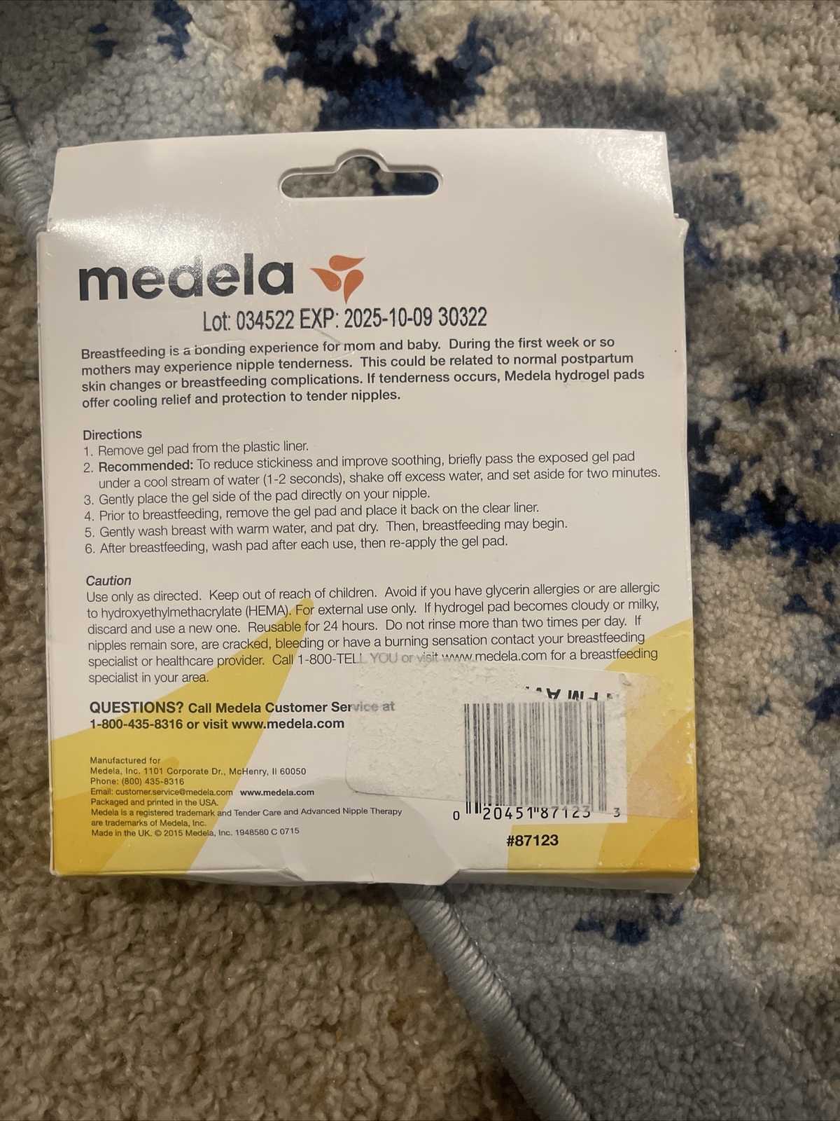 Medela Soothing Gel Pads for Breastfeeding 4 Count 20451871233 eBay