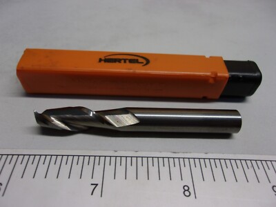 HERTEL SCM30637C 5/16X5/16X1-3/16 SOLID CARBIDE, 2F, SE, ENDMILL, 0255A