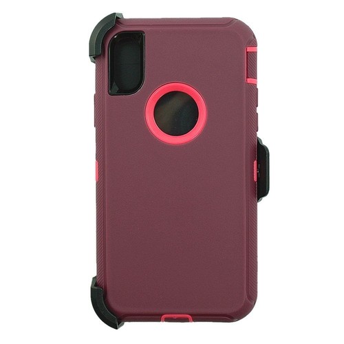 For Apple iPhone XR / XS Max Defender Case Cover (Belt Clip Fits Otterbox) - Picture 51 of 78