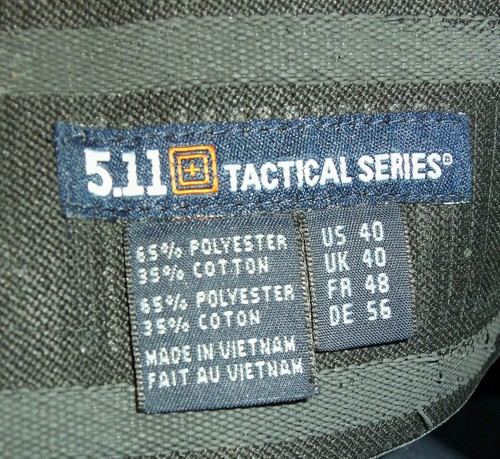 5.11 tactical pants 40 navy blue Twill Class A PDU work uniform men police 74338 - Picture 6 of 8