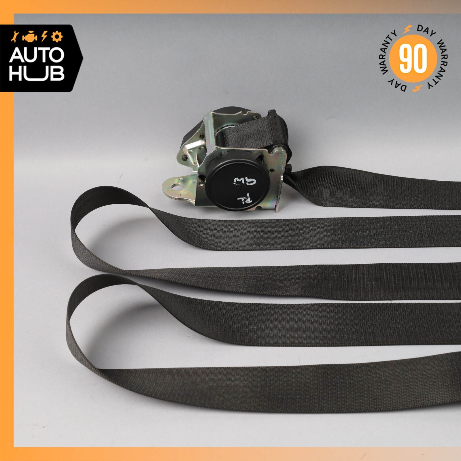 14-22 Maserati Ghibli SQ4 M157 Rear Left or Right Side Seat Belt Black OEM 41k