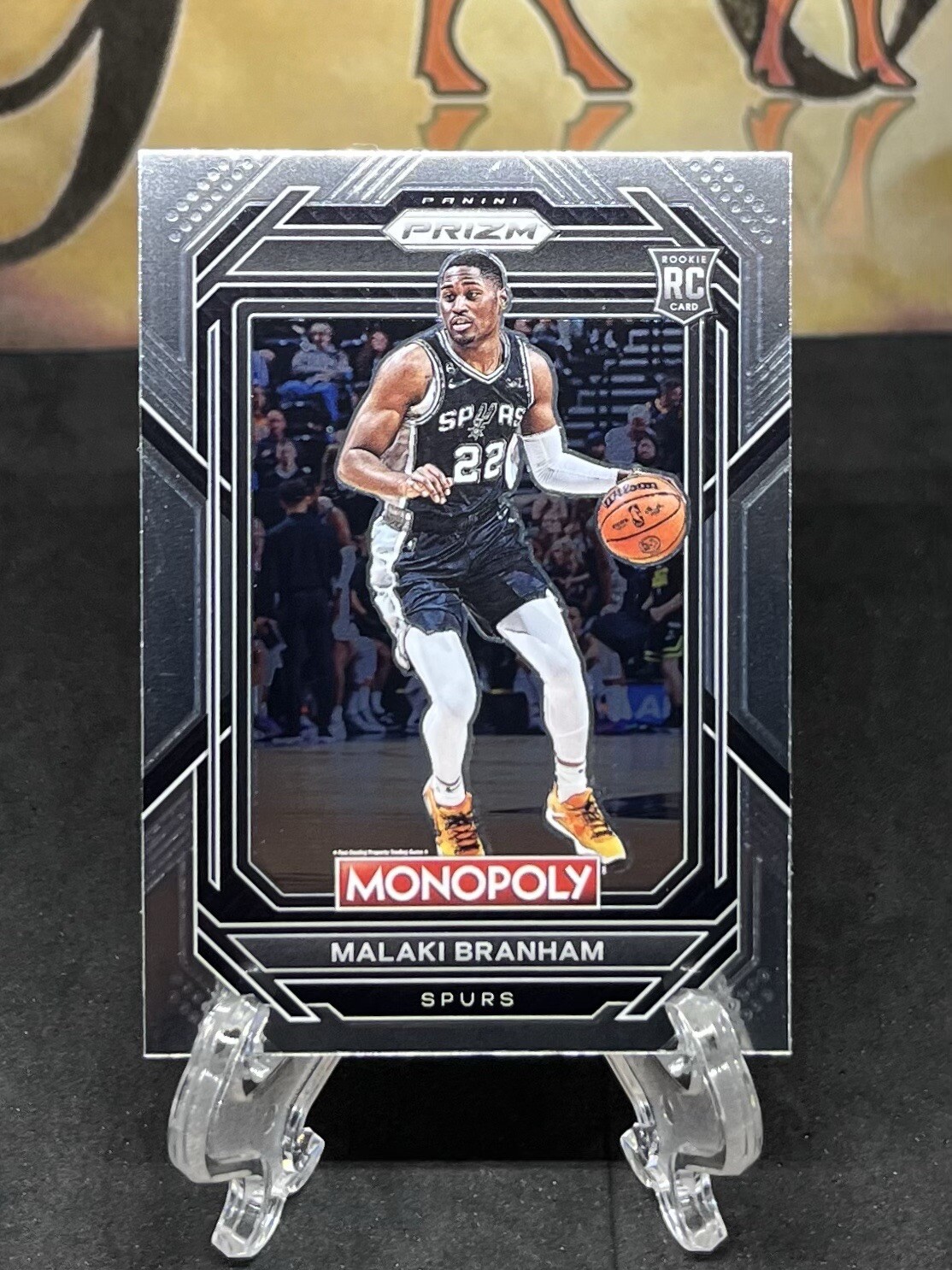 2022-23 Panini Prizm Monopoly Malaki Branham RC #81 San Antonio Spurs
