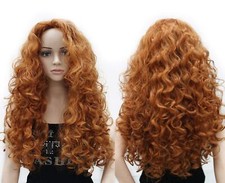 Long Hair Curly Wavy Full Head Halloween Wigs Cosplay Costume Party Hair Wigs...