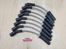 Ton's Cloth LS Spark Plug Wire Set 8.5 LS1 LS2 LS3 LS6 Camaro Corvette Gray