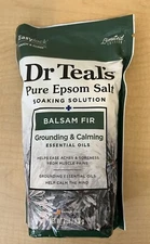 NEW Dr. Teal’s BALSAM FIR Epsom Salt Soaking Solution 2 Pound Bag Sealed