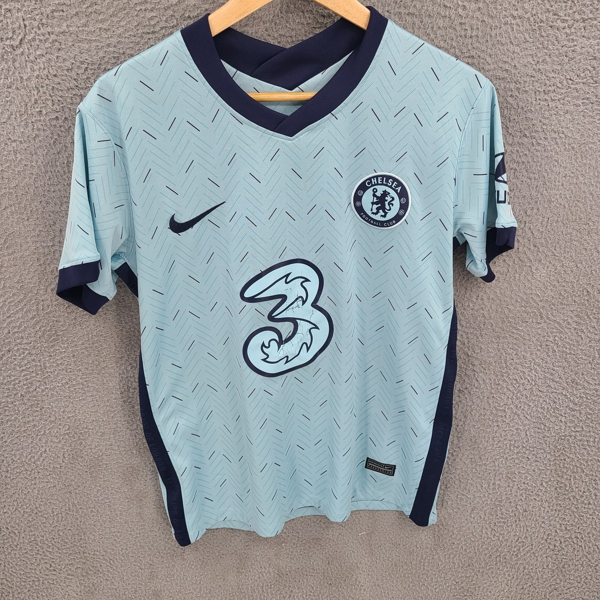 Chelsea Soccer Jersey Mens Small Blue 2020 2021 Away Pulisic Nike