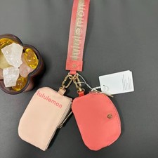 Lululemon Dual Pouch Wristlet Keychain Wallet, Coin purse