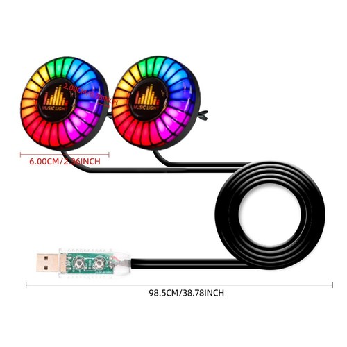 Scented Car LED Light that Dances to Your Music with Easy Installation - Picture 7 of 8