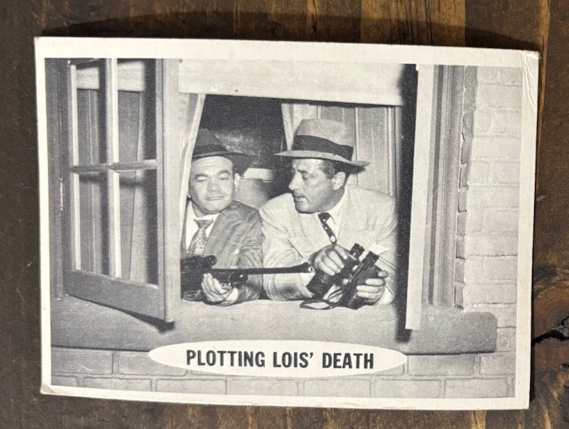1966 TOPPS SUPERMAN #11 PLOTTING LOIS’ DEATH VG-EX   LD2