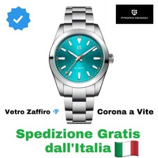 Orologio Automatico Milgauss NH35 Pagani Design PD1733 Subacqueo Uomo Turchese