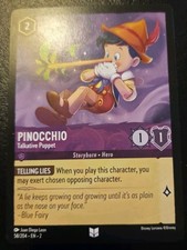 Pinocchio - Talkative Puppet 58/204 Uncommon Rise Of The Floodborn Lorcana TCG