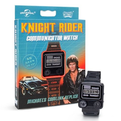 Knight Rider K.I.T.T. Commlink Replik Uhr Communicator Watch Hasselhoff Prop Rep