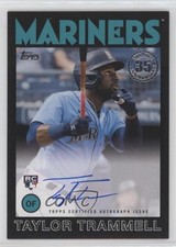 2021 Update 1986 Topps Baseball Black 183/199 Taylor Trammell #86A-TT Auto i6j