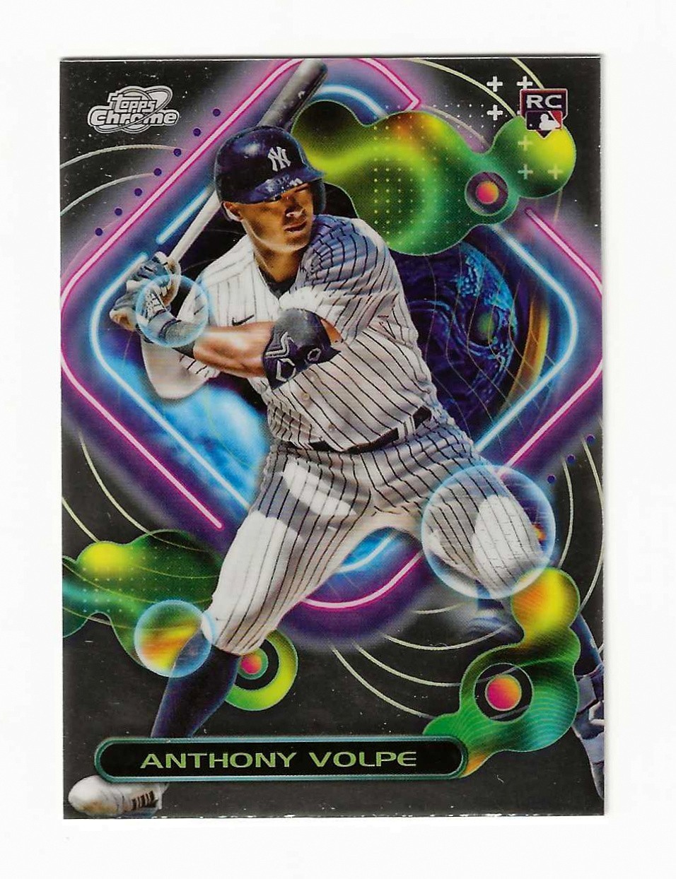 ANTHONY VOLPE 2023 TOPPS CHROME COSMIC CHROME RC CARD #107 - YANKEES - NM-MINT