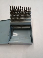 Drill Bit Set 60 pc Silver Color HSS 1-60 Jobber Length Import