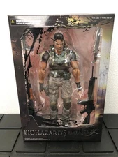 Play Arts Kai Chris Redfield Action Figure Biohazard 5 Resident Evil Used