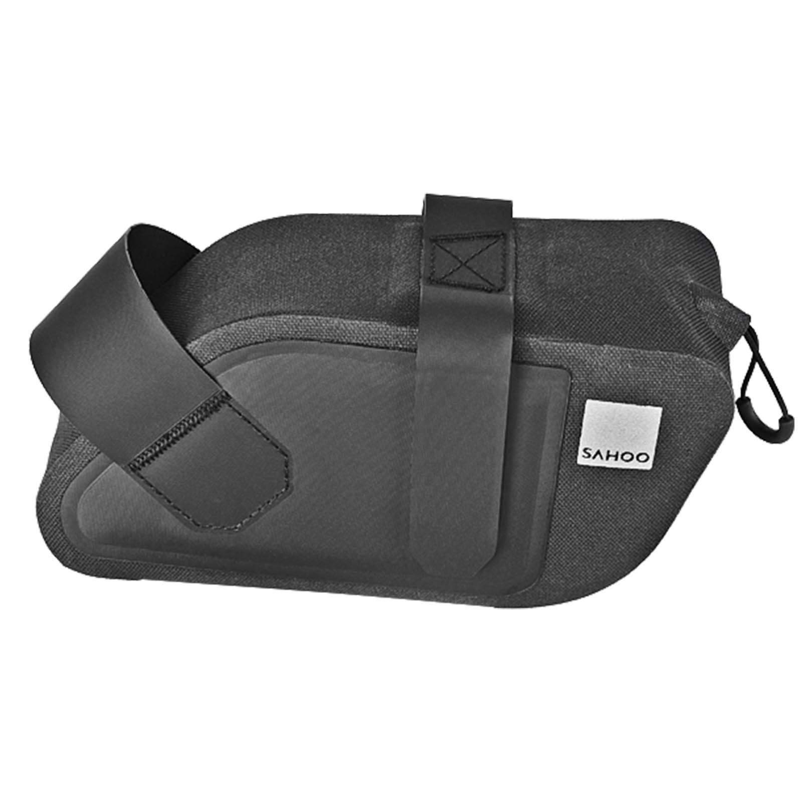 Sacoche de selle vélo Sahoo 0.8L noire compacte imperméable