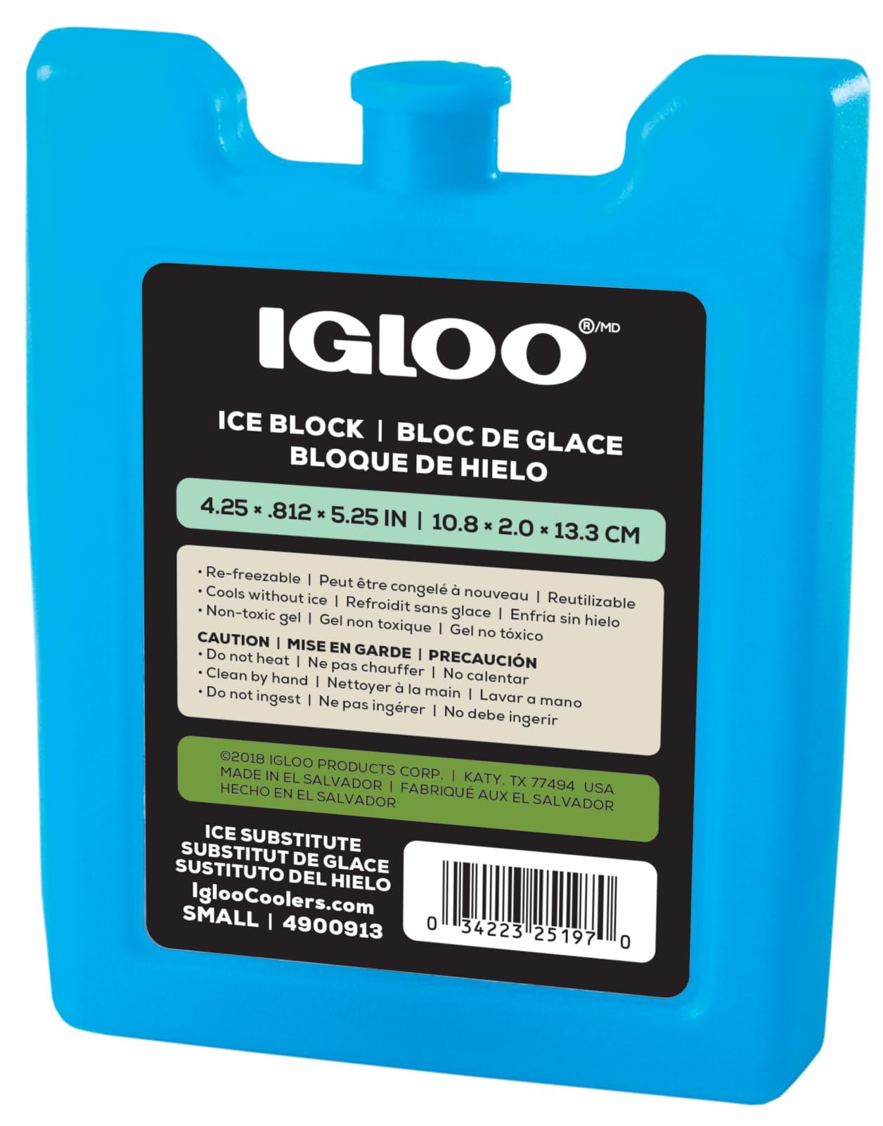 Igloo Sports Small Ice Chest Portable Reusable Freezer Block