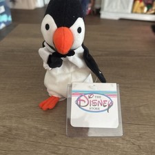 Walt Disney Store Mary Poppins Penguin Waiter 7" Bean Bag Stuffed Animal Toy