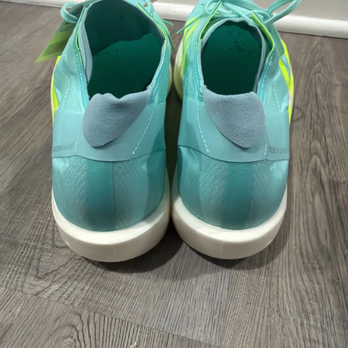 Size 12.5 Adidas ADIZERO Takumi SEN 11 Blue Mint White 