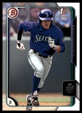 Braden Bishop 2015 Bowman Draft #21 Mariners MLB READ FREE SHIPPING AutographDen